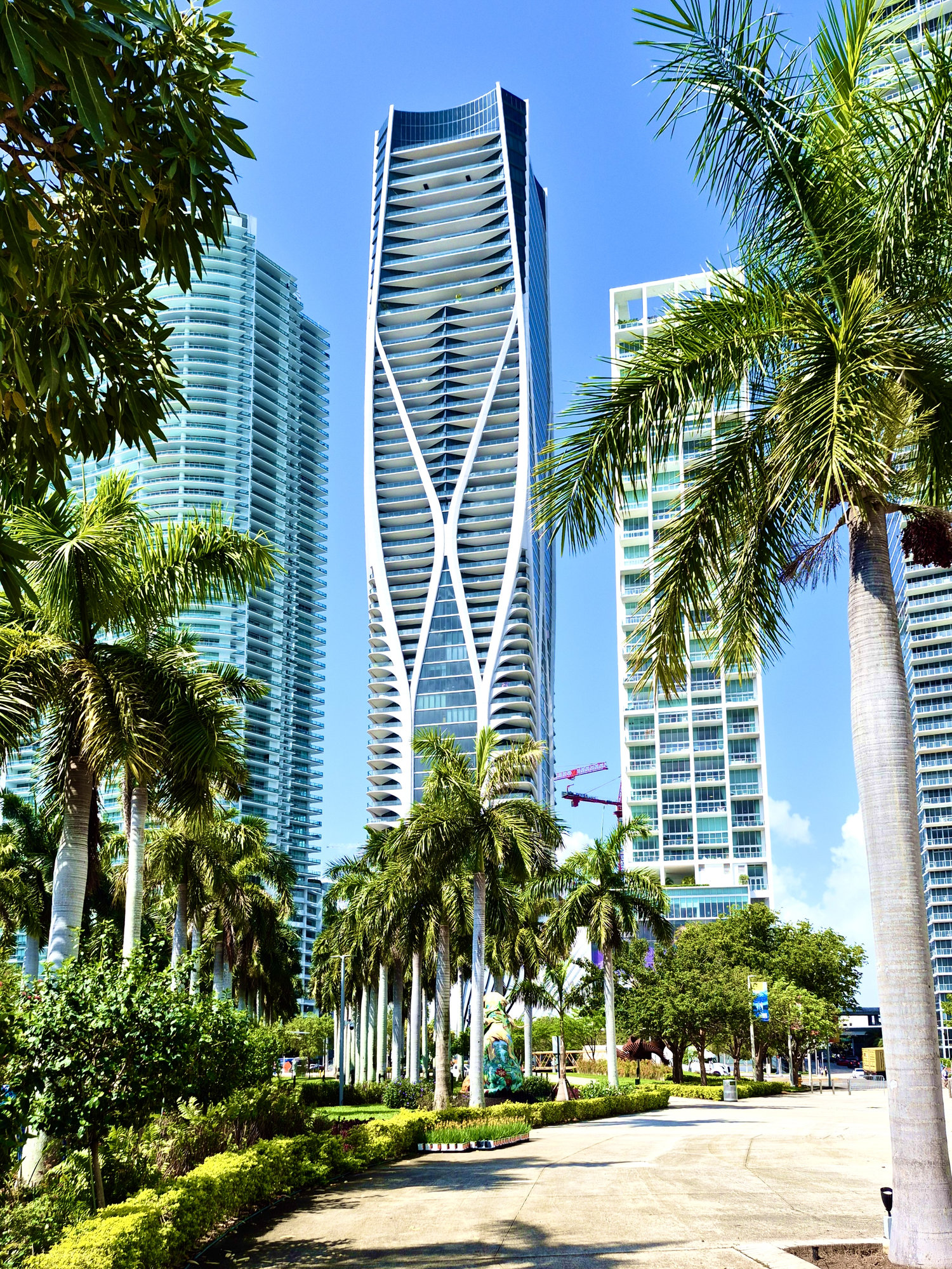 Architekturaufnahme in Museum Park